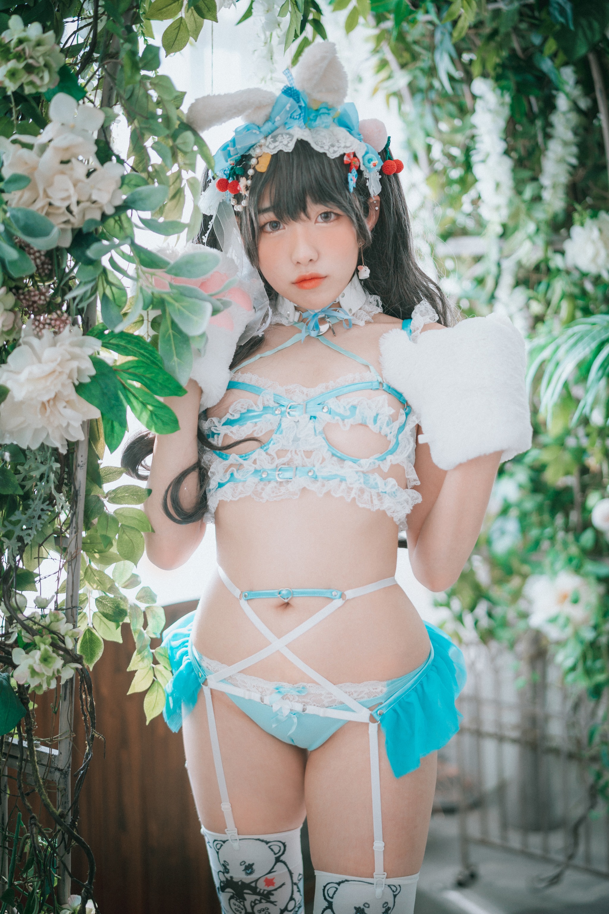 图片[1]-Sonson손손 – NO.005 Sonson(손손) Turquoise Bunny[50P]-XikXak